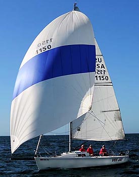 Using #1150 sails on Vee Jay J/80, Newport, RI